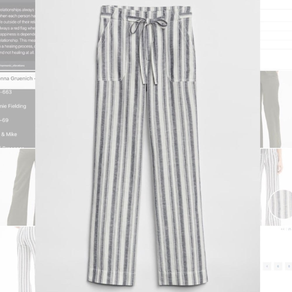 Tie-Belt Wide-Leg Pants - Picture 5 of 8